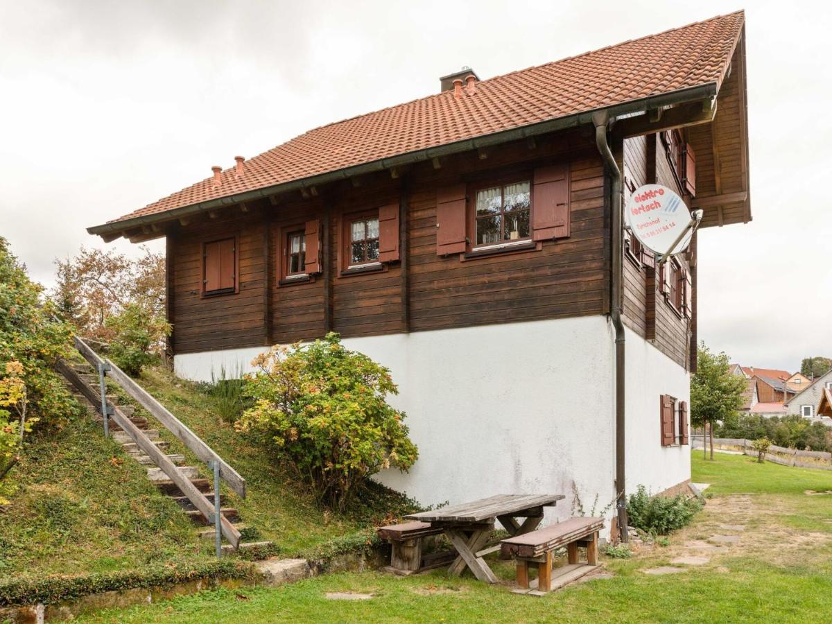 Chalet In Hinterrod Thuringia With Sauna Eisfeld Eksteriør billede