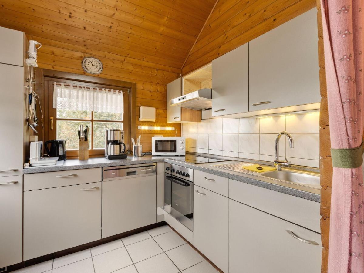 Chalet In Hinterrod Thuringia With Sauna Eisfeld Eksteriør billede