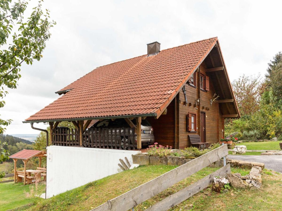 Chalet In Hinterrod Thuringia With Sauna Eisfeld Eksteriør billede