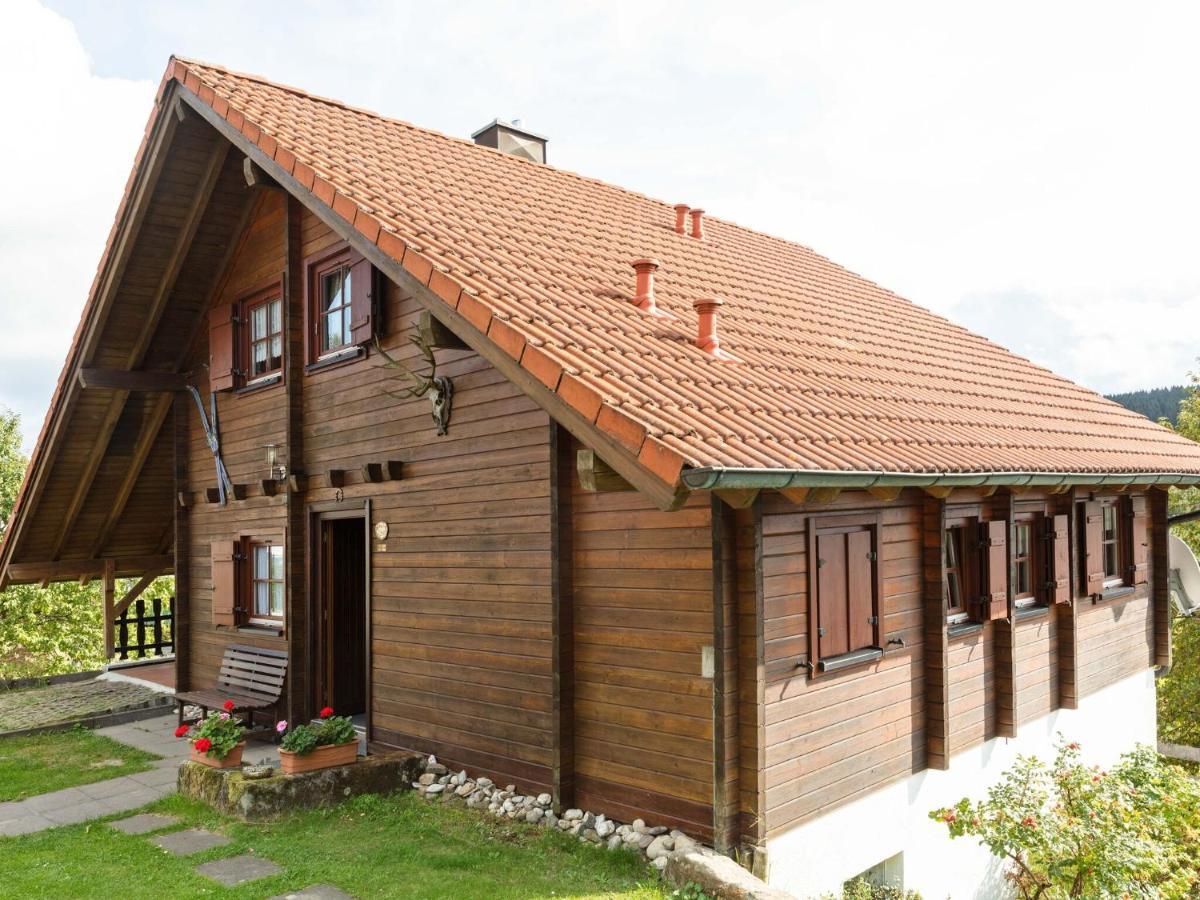 Chalet In Hinterrod Thuringia With Sauna Eisfeld Eksteriør billede