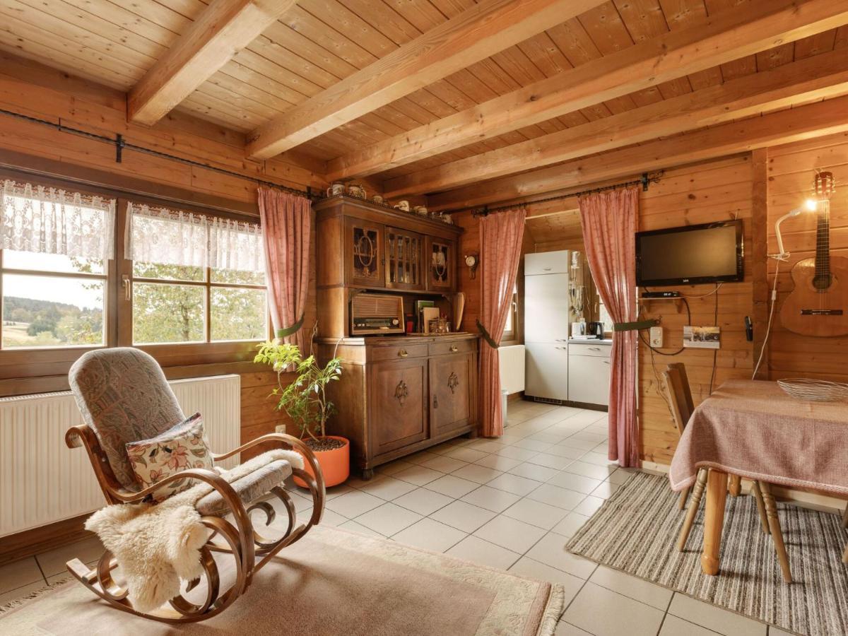 Chalet In Hinterrod Thuringia With Sauna Eisfeld Eksteriør billede