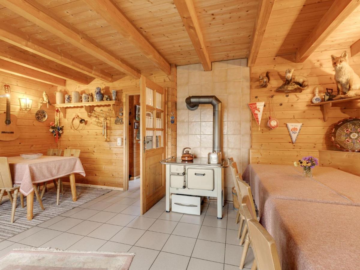 Chalet In Hinterrod Thuringia With Sauna Eisfeld Eksteriør billede